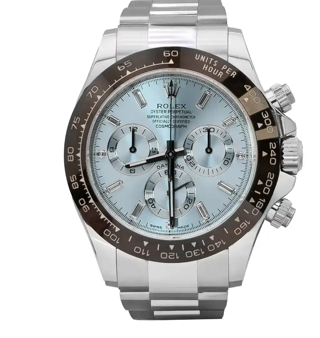 Prestigious Jewelers Ice Blue 116506 Rolex Daytona 0317