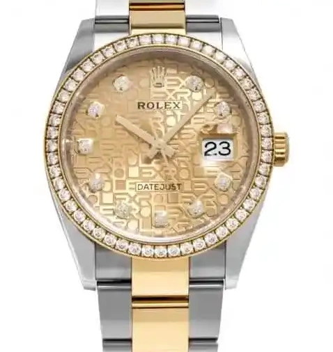 126283RBR Rolex Datejust Champagne 0312