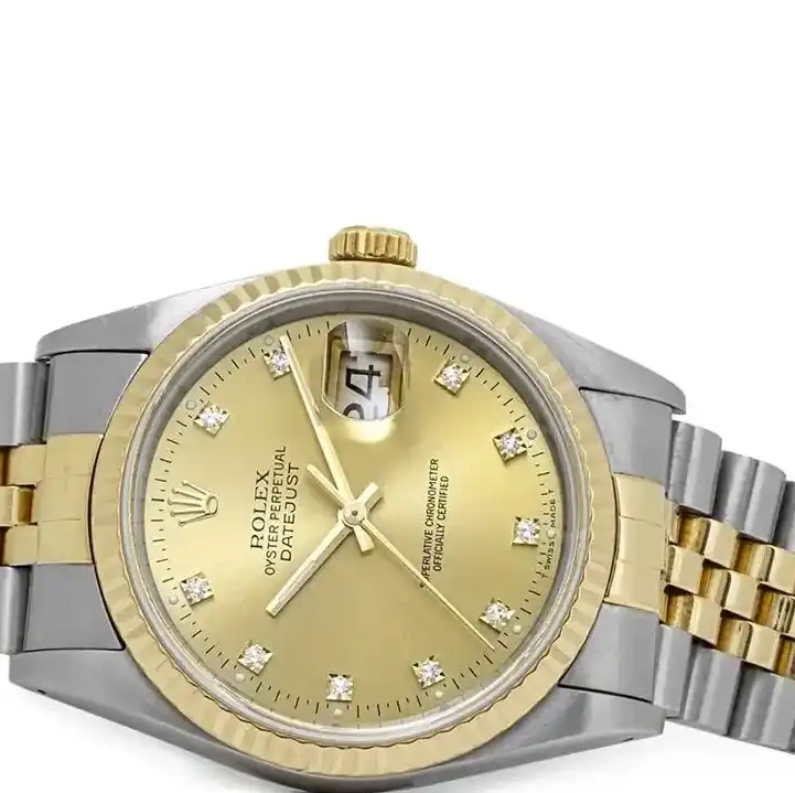 PrestigiousJewelLers Datejust Rolex 16233 Gold 0308