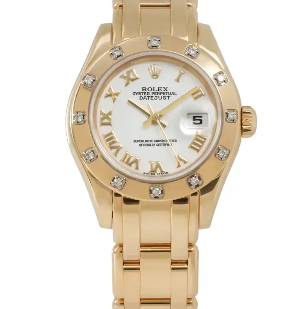 Prestigious Jewelers Datejust Rolex Yellow 80318 Gold 0316