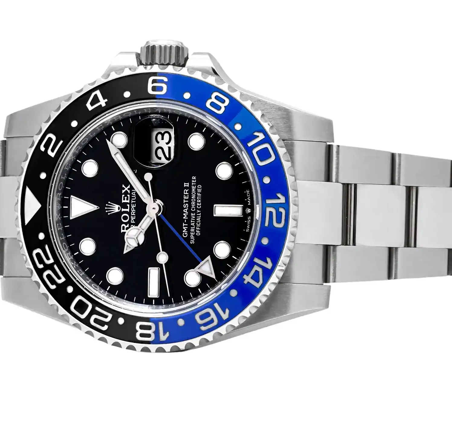 PrestigiousJewelLers 126710BLNR Stainless Rolex Steel II GMT-Master 0310