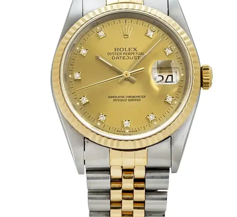 Datejust Rolex 16233 Gold 0308