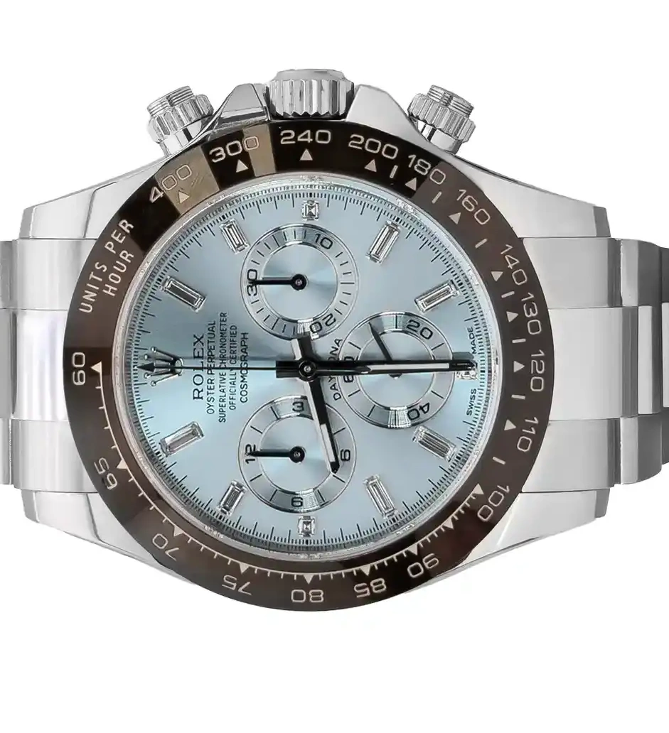 Prestigious Jewelers Ice Blue 116506 Rolex Daytona 0317